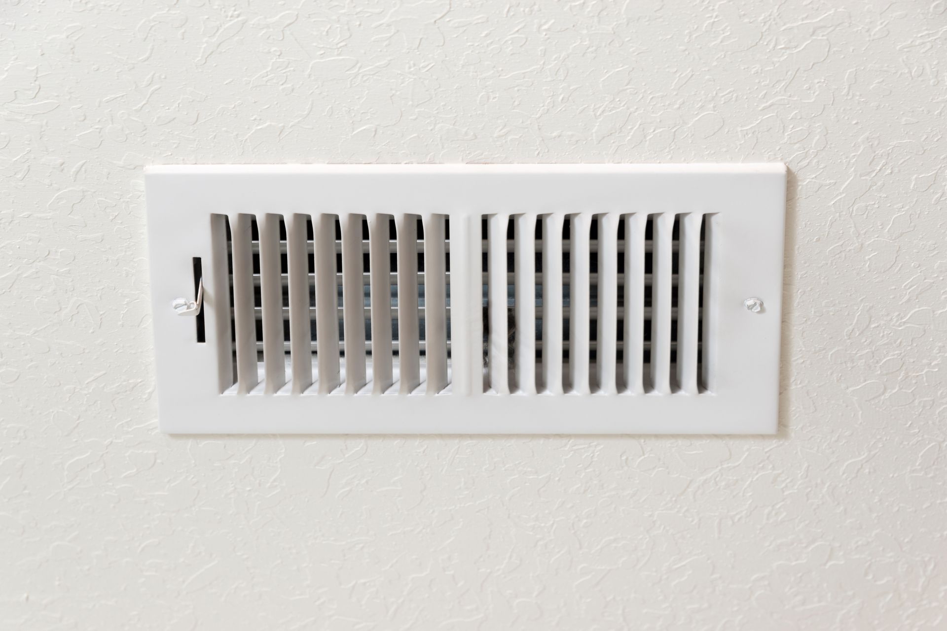 heater vent on a wall