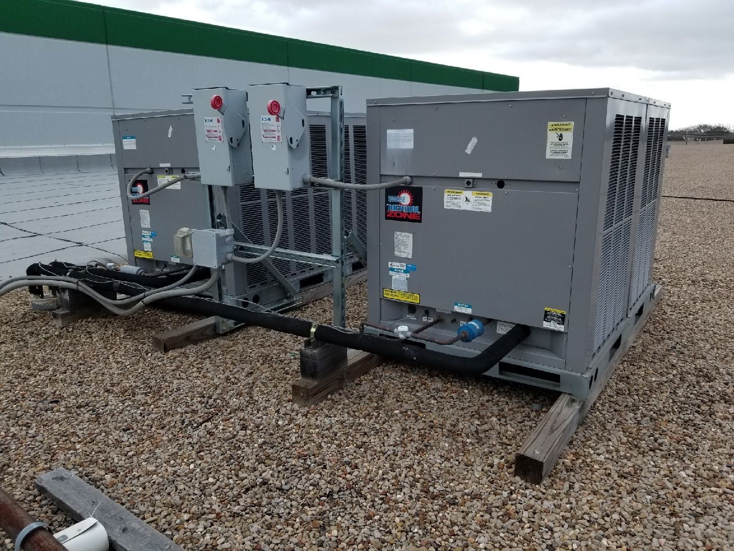 HVAC unit installed by Tom's Commercial