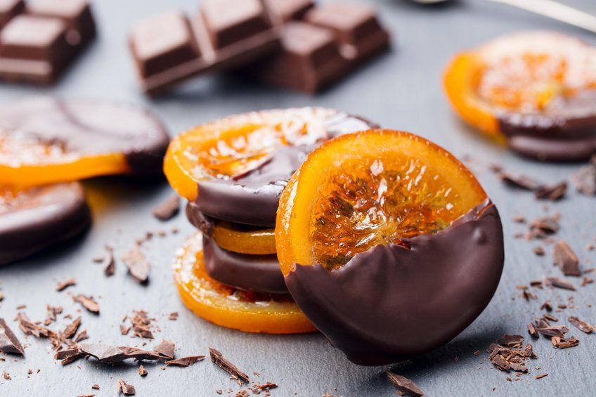 Dark Chocolate Oranges Slices