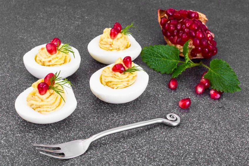 Holiday Deviled Eggs