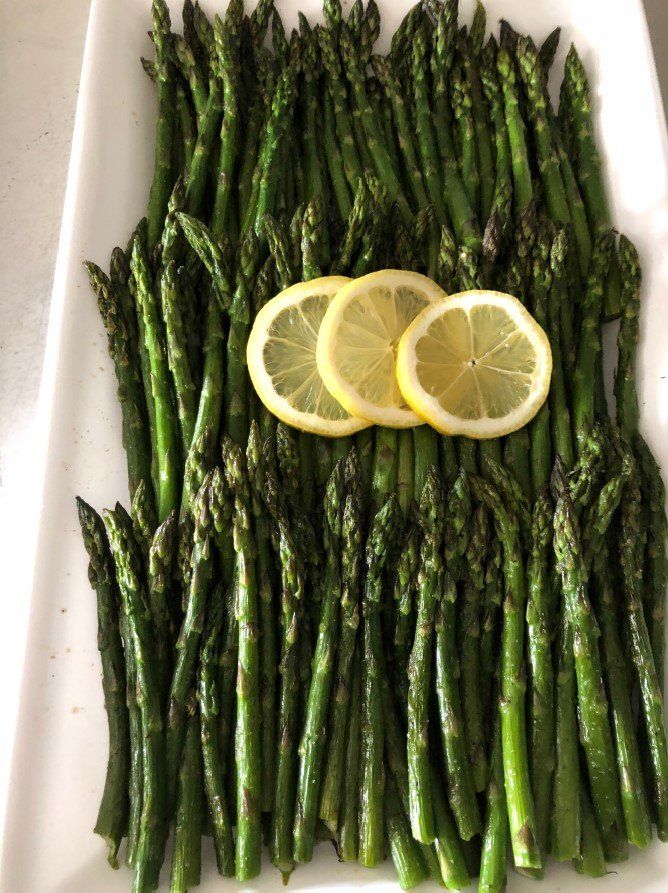 Roasted Asparagus Display