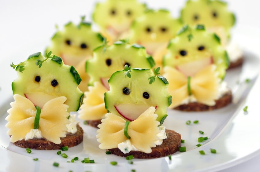 Smiley Face Cucumber Morsels