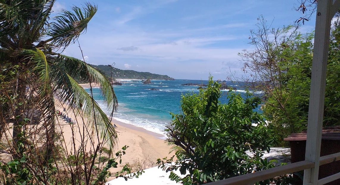 Vista al mar en Mazunte, Oaxaca en Posada del Arquitecto