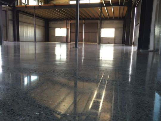 industrial Sealed and polished Concrete job 