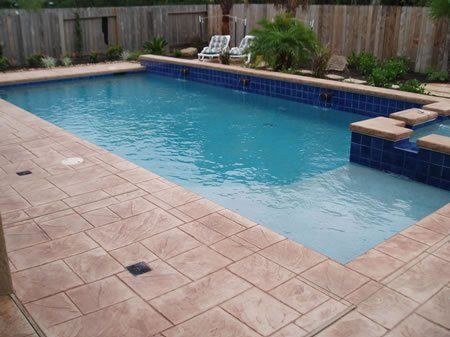 Concrete pool deck in kelowna bc