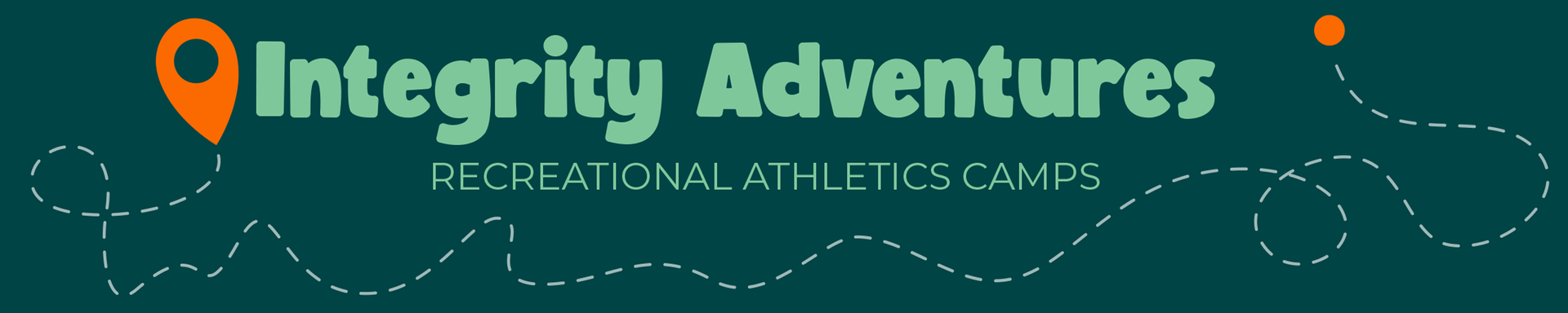 A logo for integrity adventures recreation and athletic camps