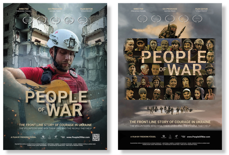 Poster for People of War Director Frederik Füssel Co-produced Haydn Price 