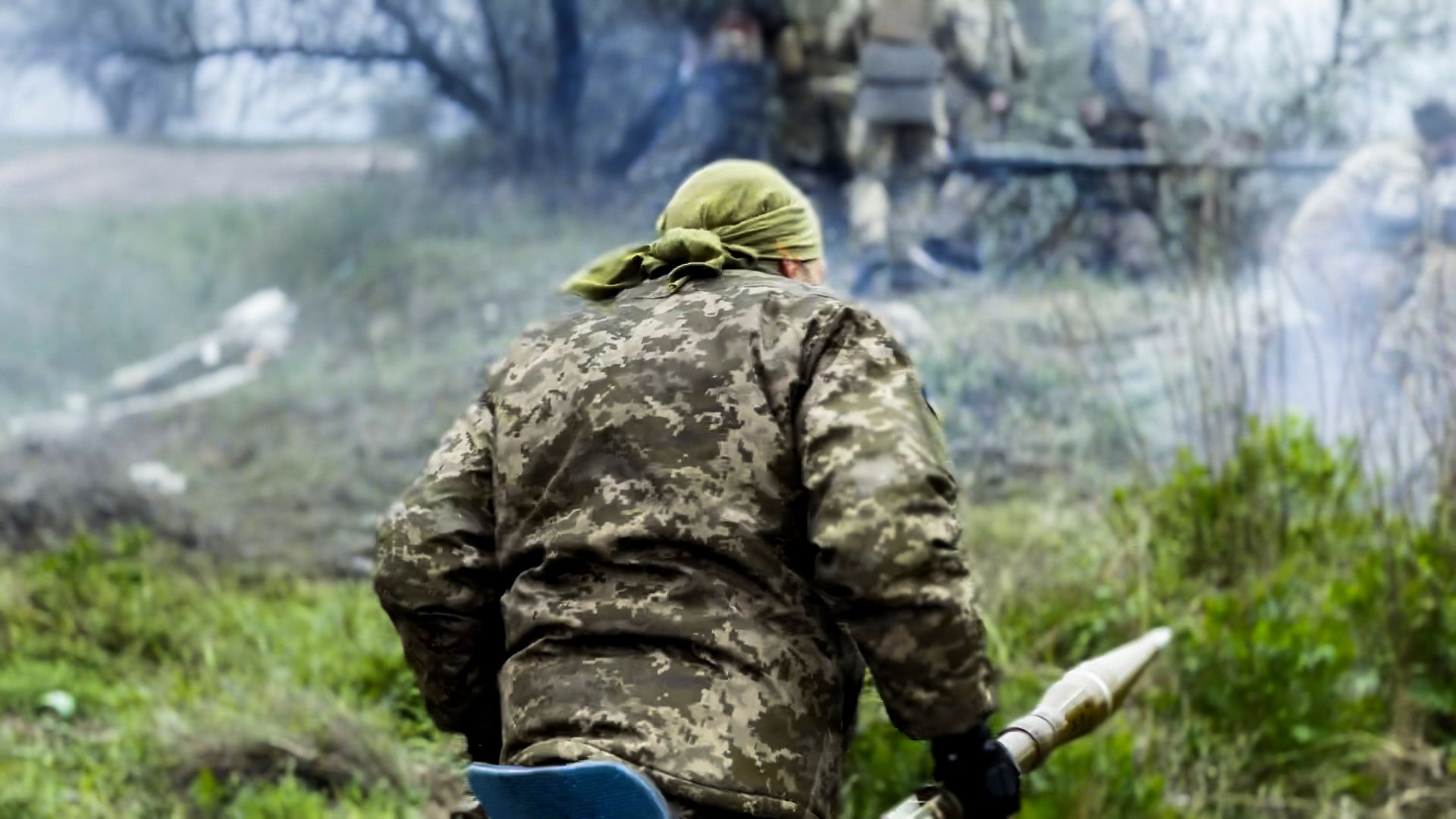 A still image from People of War , the new documentary tells the story of volunteers at Ukraine's frontline who rescue residents, deliver food and risk their lives to ease civilian suffering. 