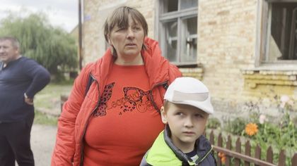 A still image from People of War , the new documentary tells the story of volunteers at Ukraine's frontline who rescue residents, deliver food and risk their lives to ease civilian suffering. 