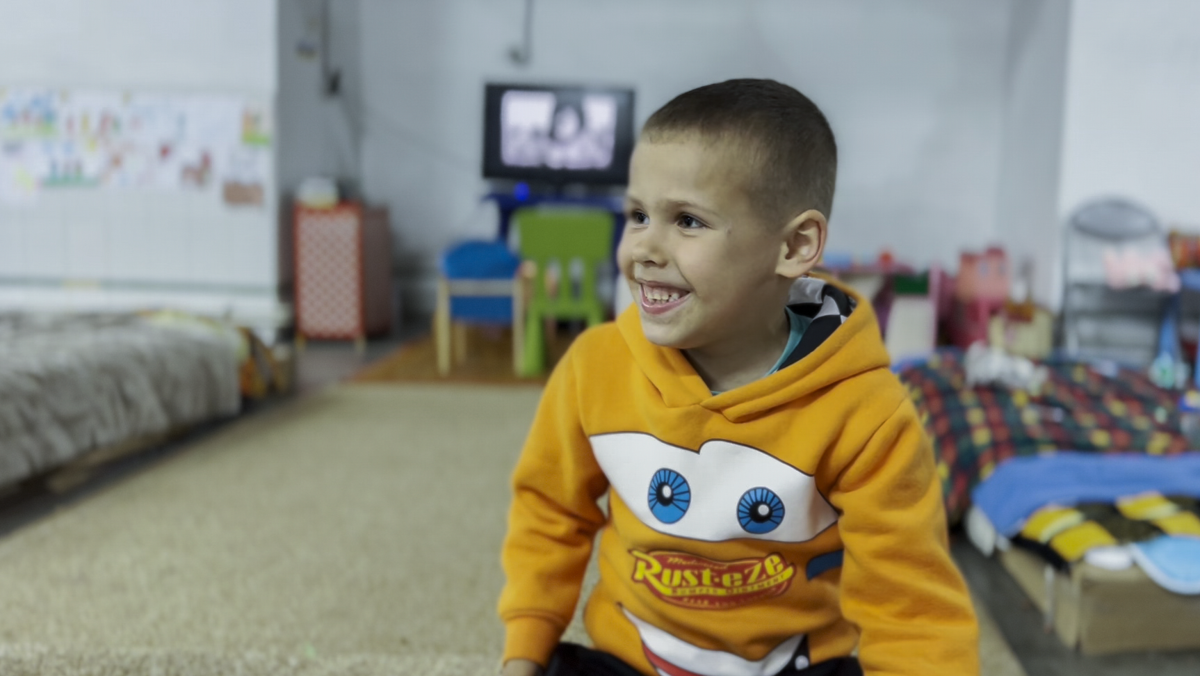 A still image from People of War , the new documentary tells the story of volunteers at Ukraine's frontline who rescue residents, deliver food and risk their lives to ease civilian suffering. 