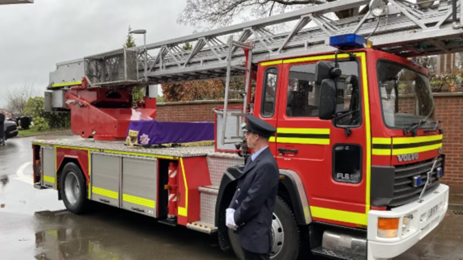 Fire Truck Funeral Car