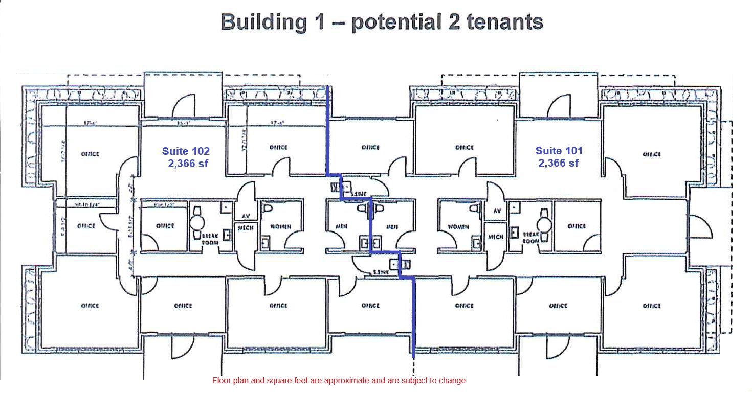 Floor Plan: Building 1