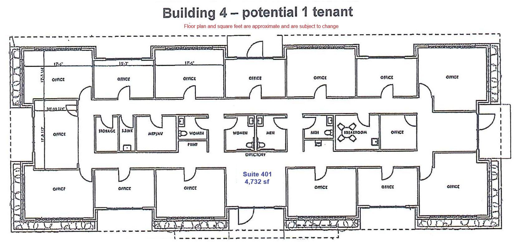 Floor Plan: Building 4