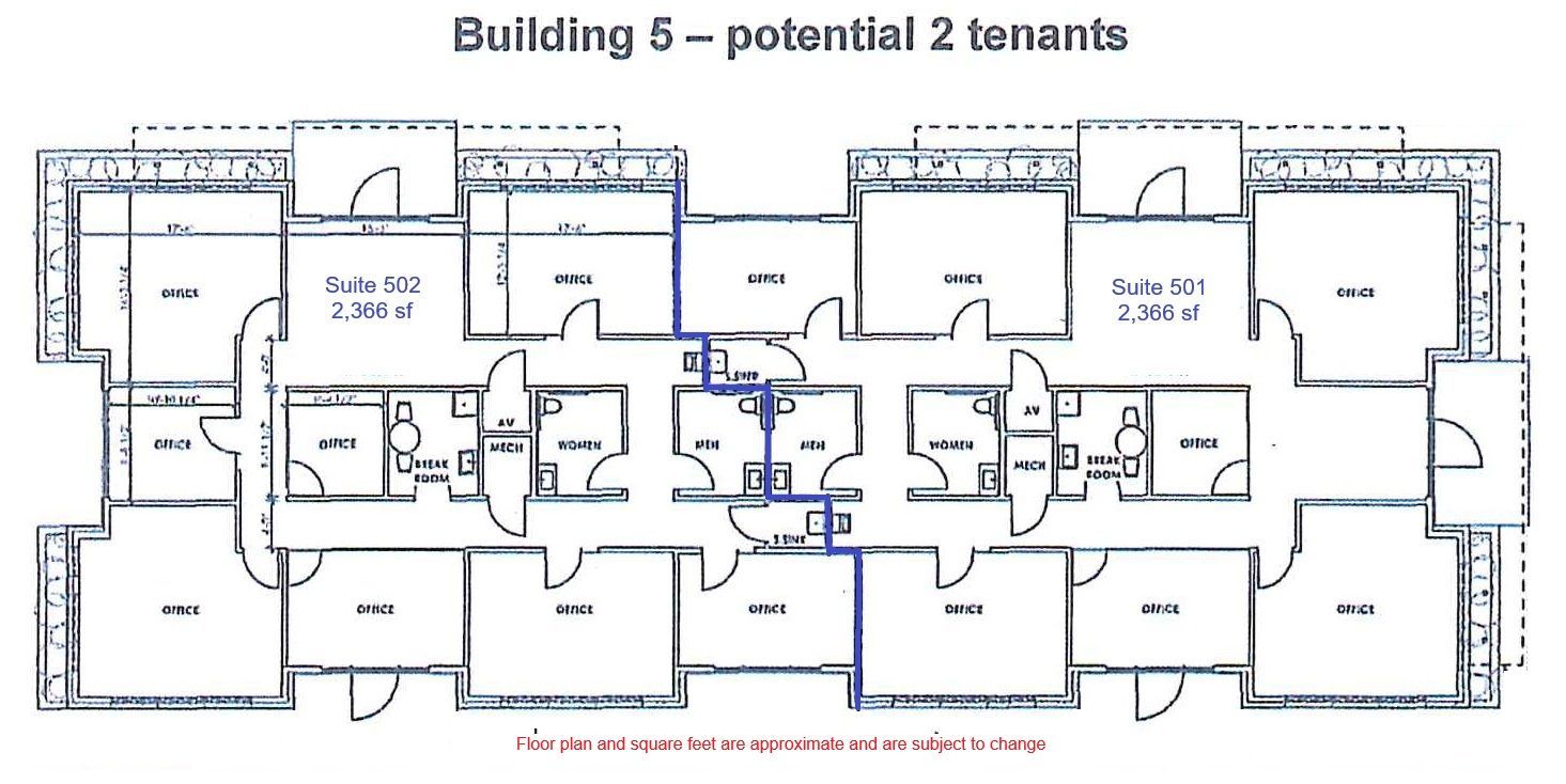Floor Plan: Building 5
