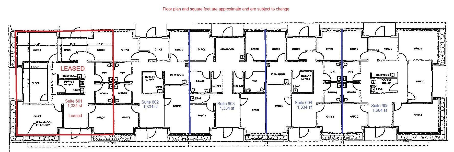 Floor Plan: Building 6