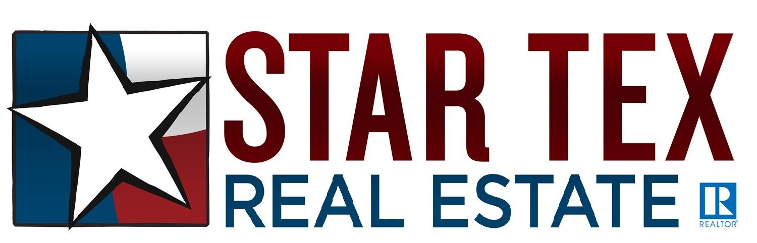 Star Tex Real Estate logo with a star in the middle