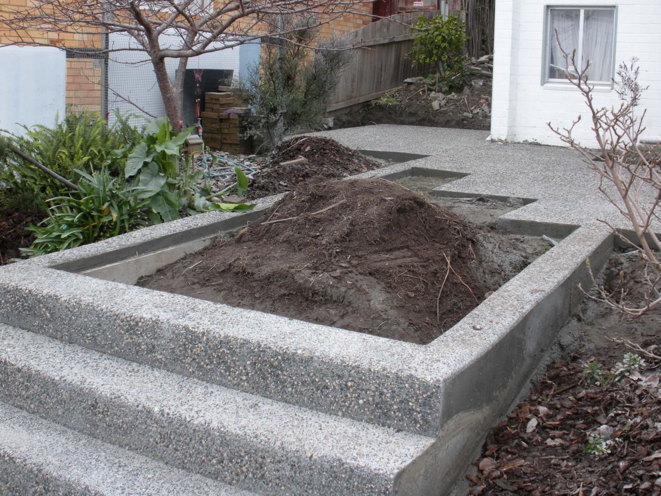 Aggregate Concrete Steps — Tasmania — Concrete Concepts Tasmania Pty Ltd