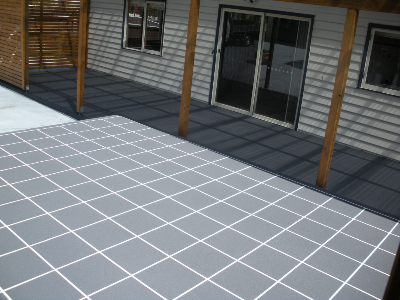 Simple Square Patterned Hall — Tasmania — Concrete Concepts Tasmania Pty Ltd