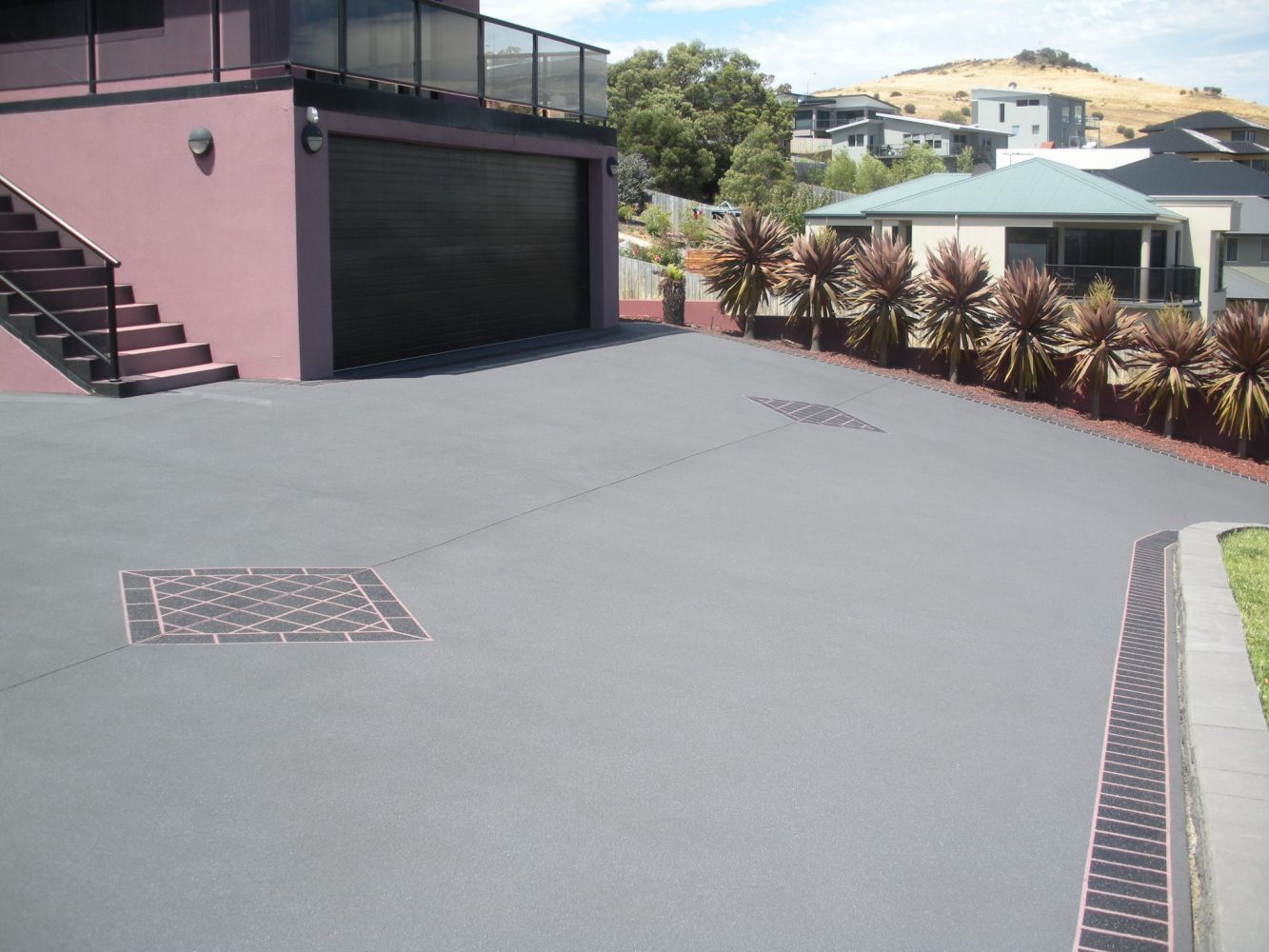 Slanted Parkway Drive — Tasmania — Concrete Concepts Tasmania Pty Ltd