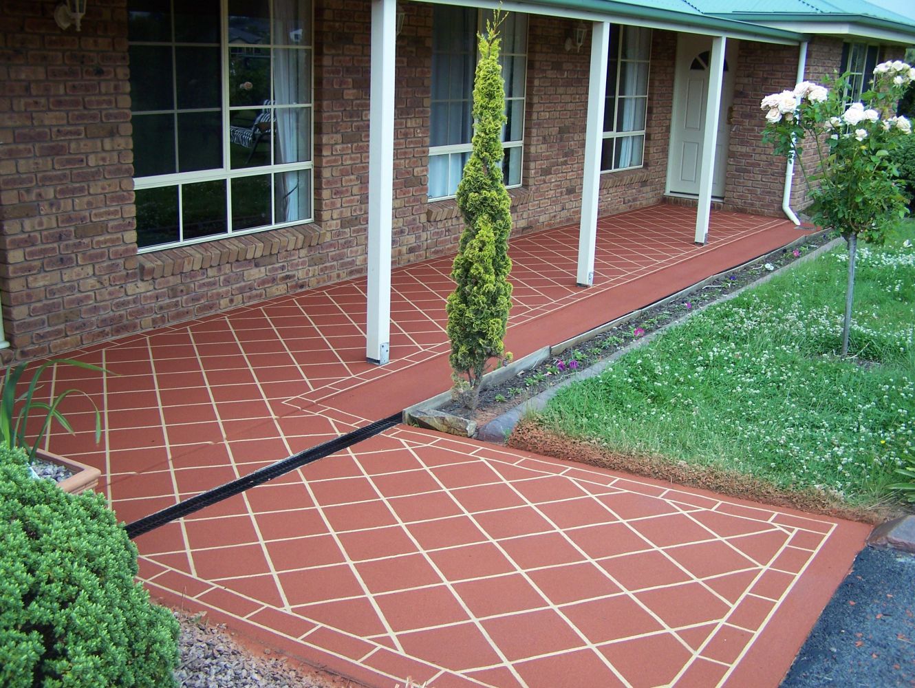 Aggregate Concrete Floor with PWD Way — Tasmania — Concrete Concepts Tasmania Pty Ltd