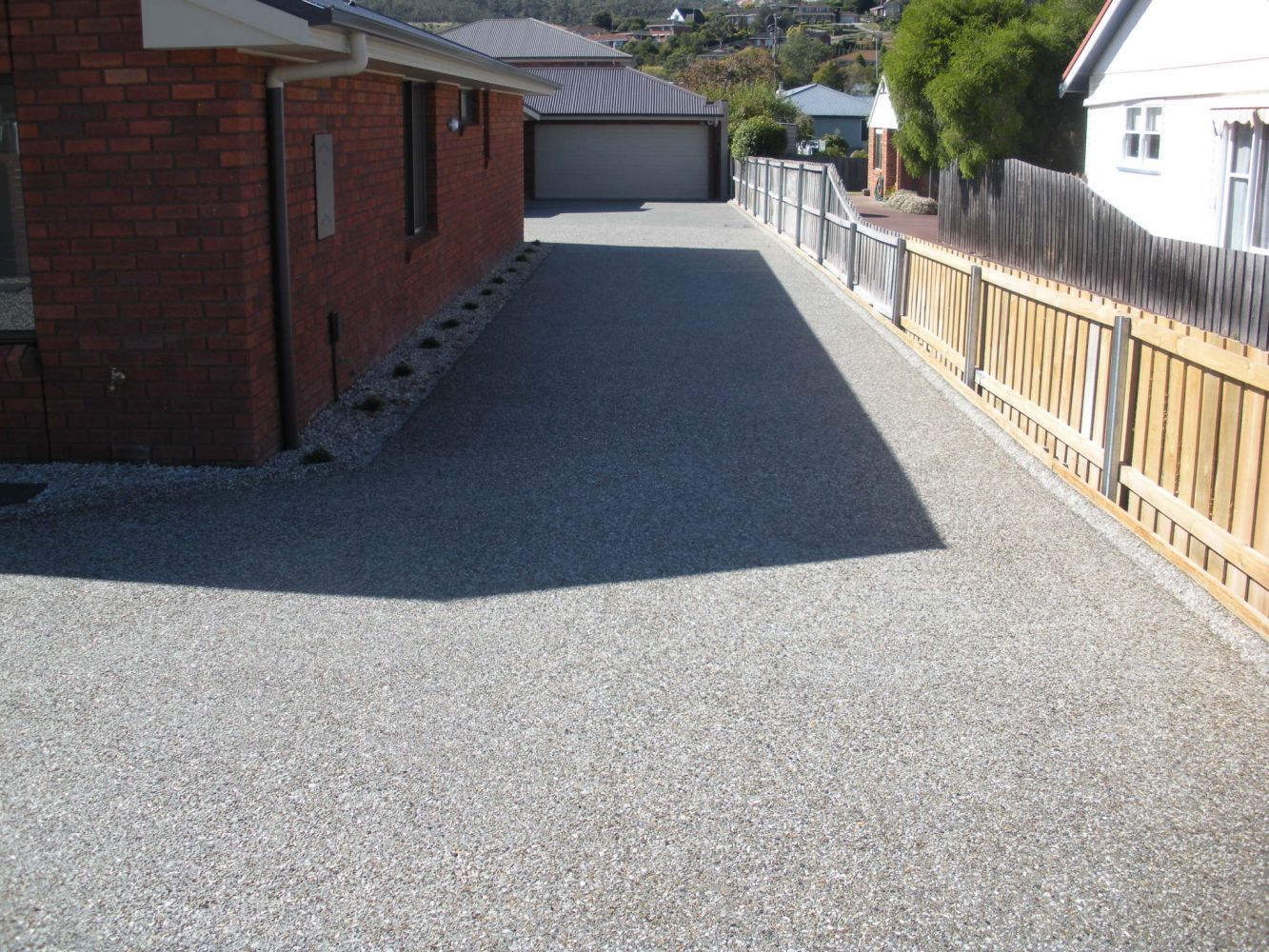 Exposed Aggregate Outside the House — Tasmania — Concrete Concepts Tasmania Pty Ltd