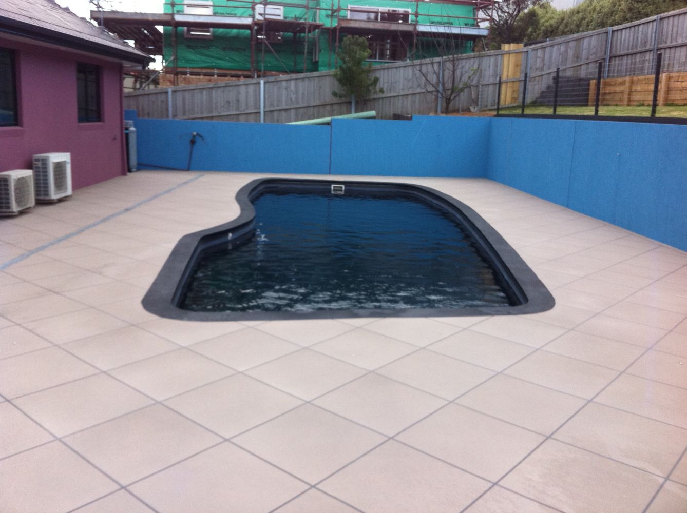 Paving on Mini Pool — Tasmania — Concrete Concepts Tasmania Pty Ltd