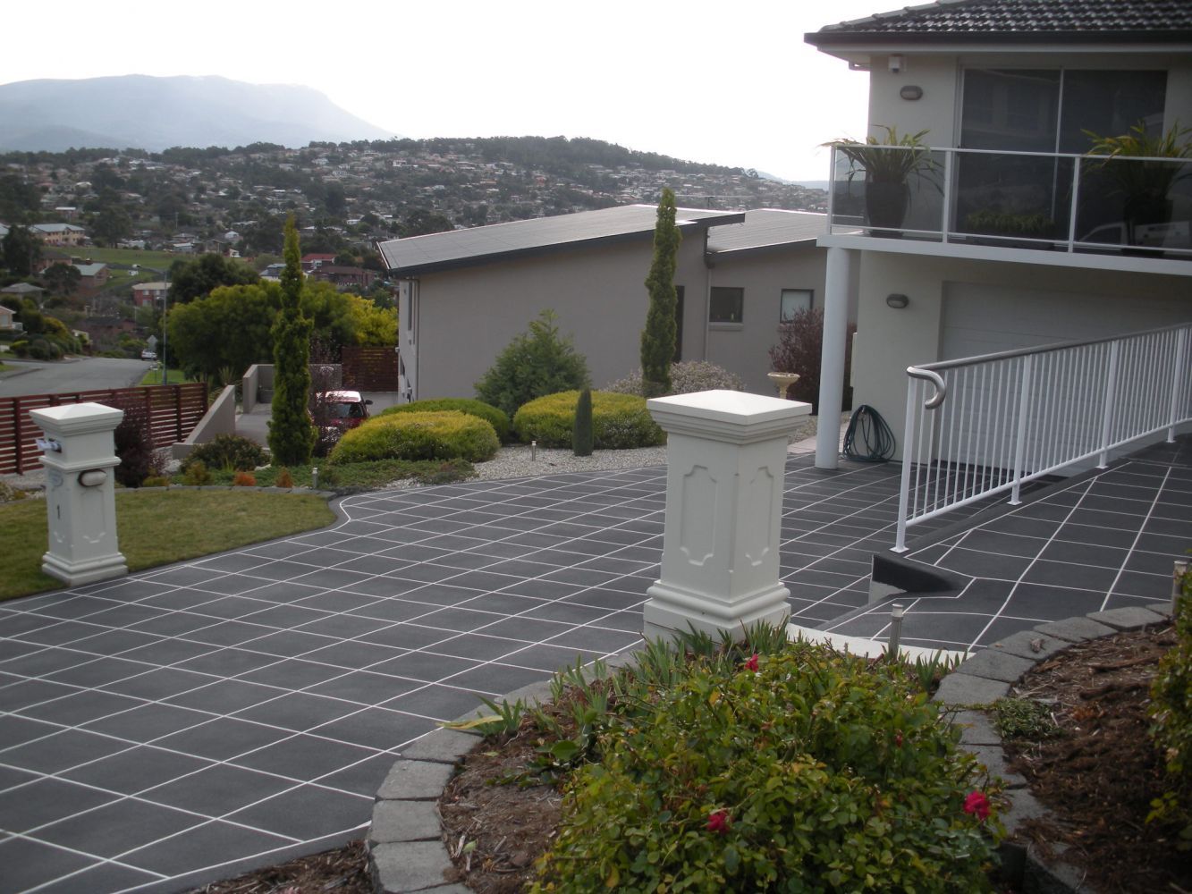 Concrete Floor Leading to the Garage — Tasmania — Concrete Concepts Tasmania Pty Ltd