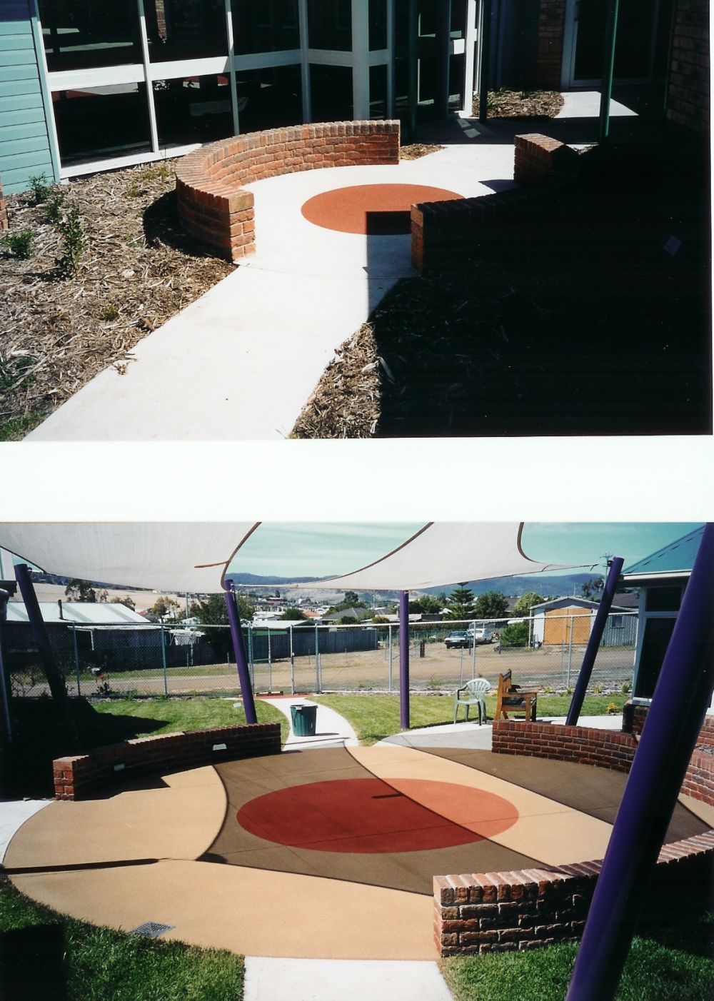 Colourful Spray-on Paving — Tasmania — Concrete Concepts Tasmania Pty Ltd