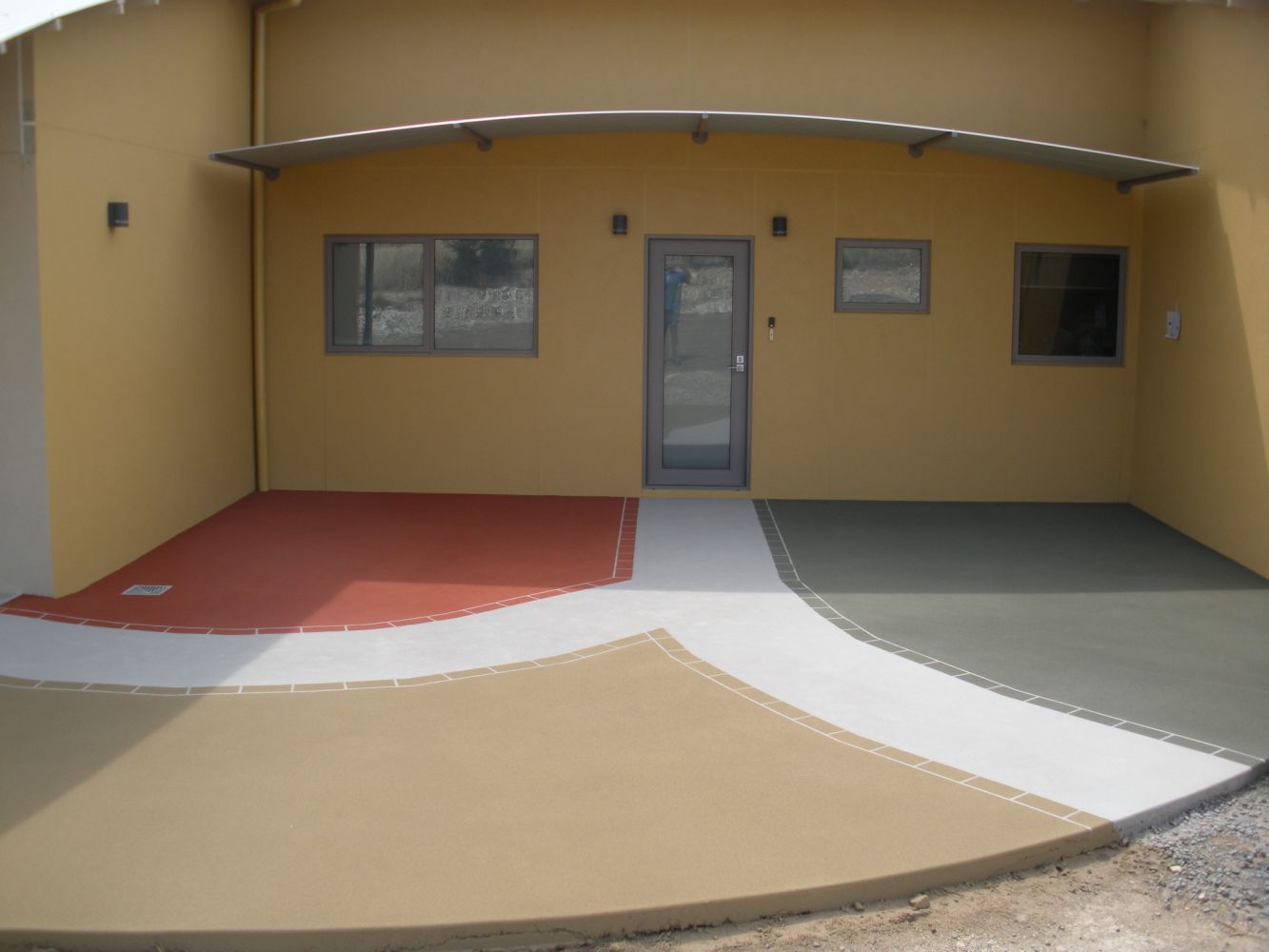 3 Coloured Spray-on Paving — Tasmania — Concrete Concepts Tasmania Pty Ltd