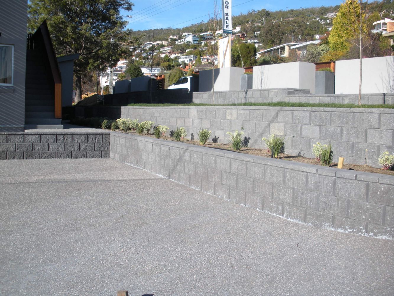 Black Aggregate Concrete Floor — Tasmania — Concrete Concepts Tasmania Pty Ltd