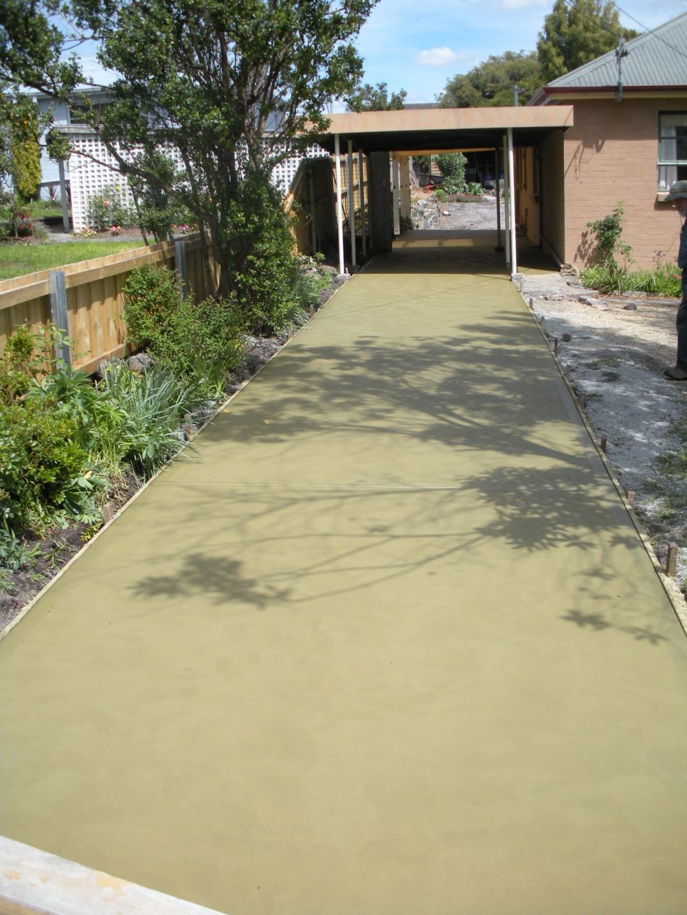 Newly Installed Coloured Concrete Flooring — Tasmania — Concrete Concepts Tasmania Pty Ltd