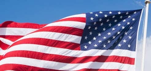 American Flag Waving — Flags in Bonita Springs, FL