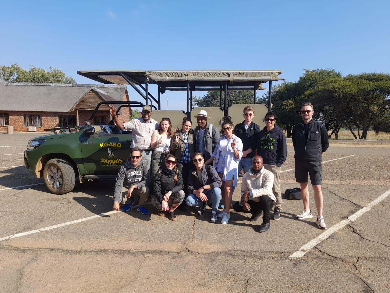 Happy Tourists after their Pilanesberg Safari