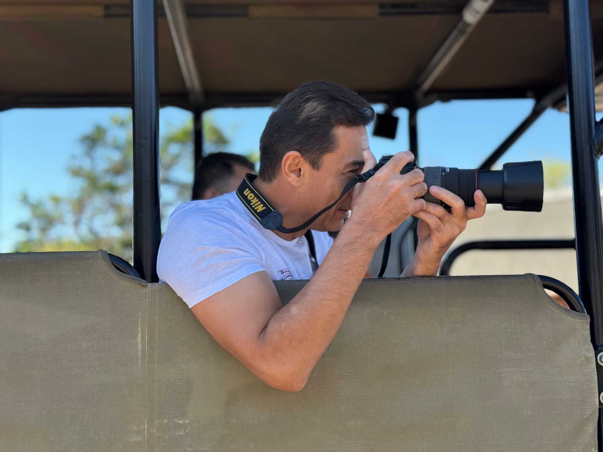 Viewing animals on safari in Pilanesberg