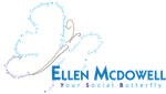 Ellen McDowell Your Social Butterfly's Logo