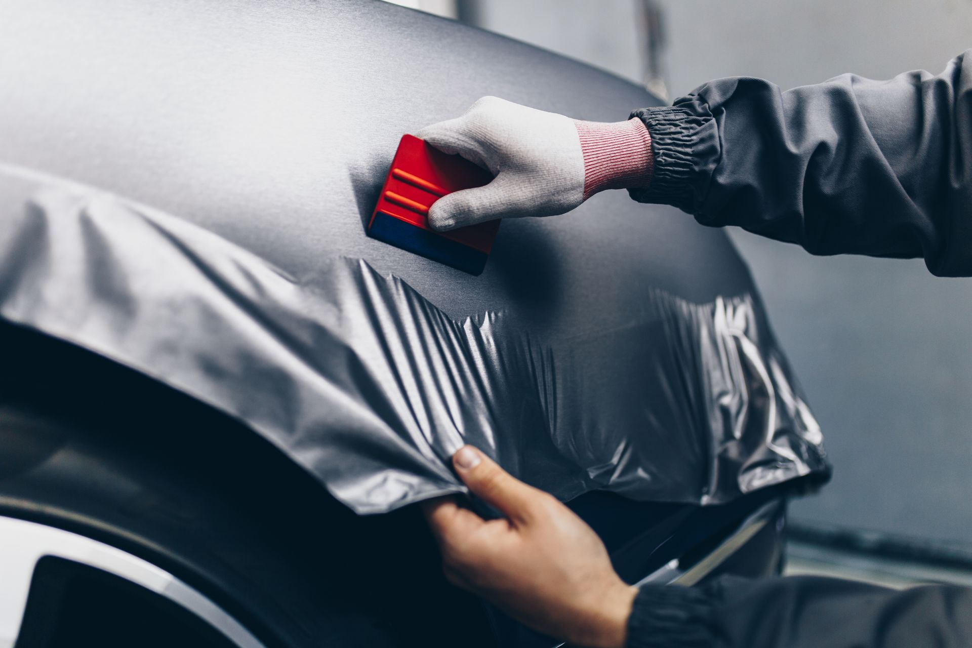 Mechanic Wrapping a car | Impeccable Detail