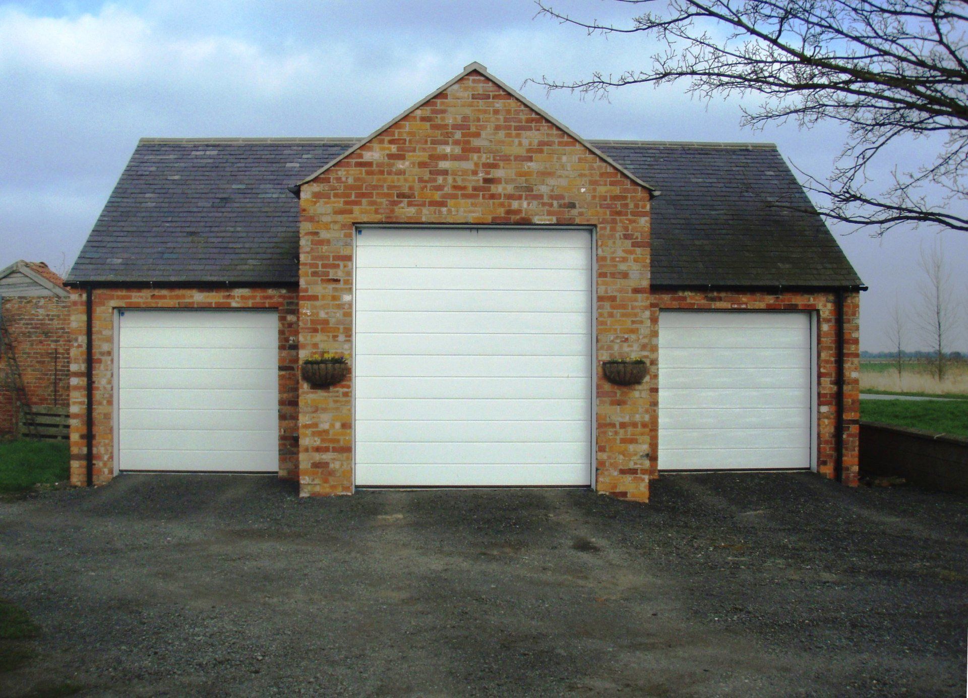 Detached Brick Garage Block