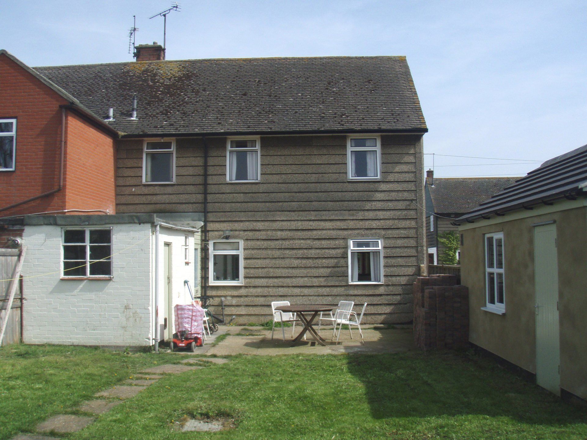 The house before work begins