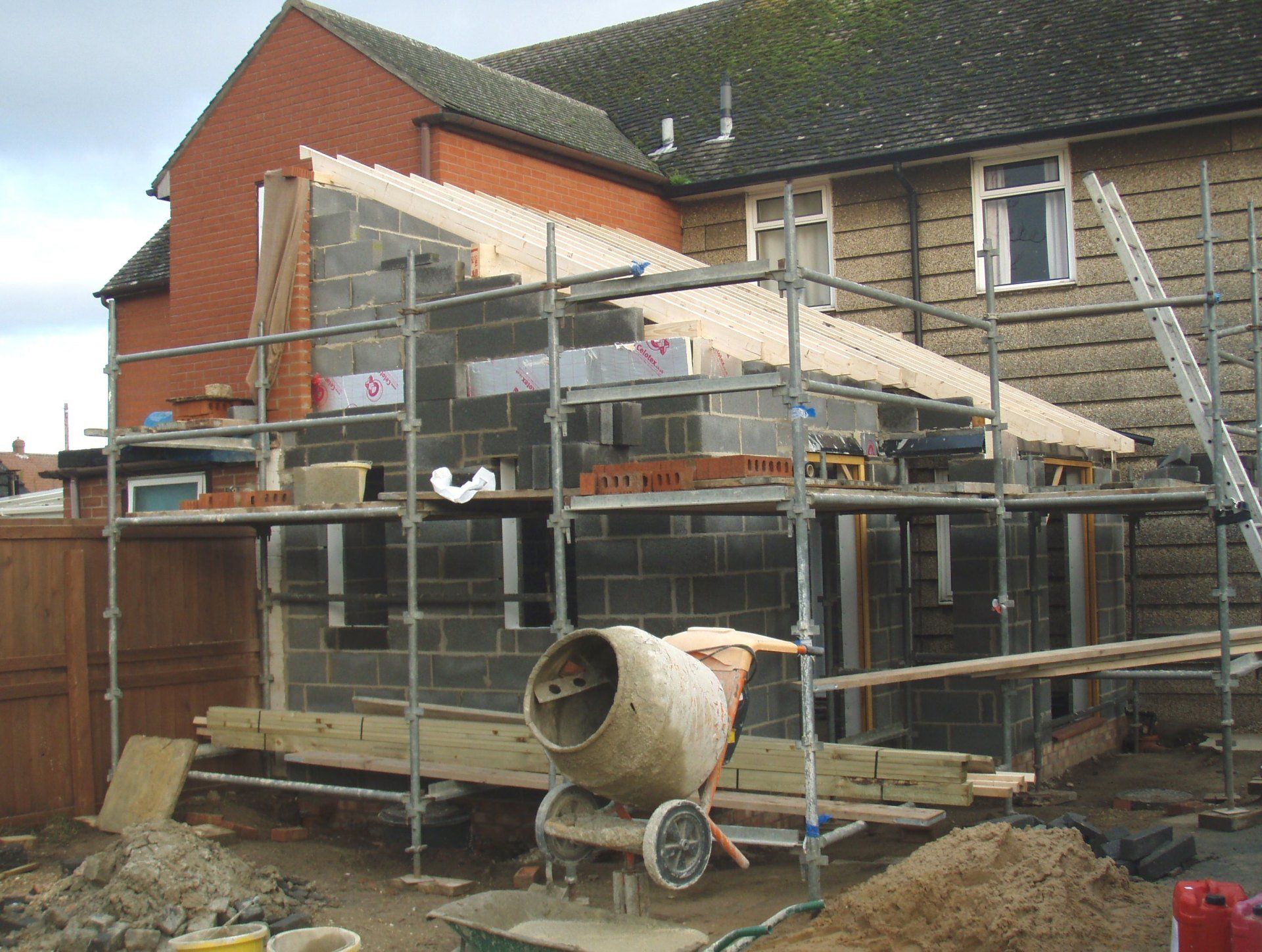 Block construction completed