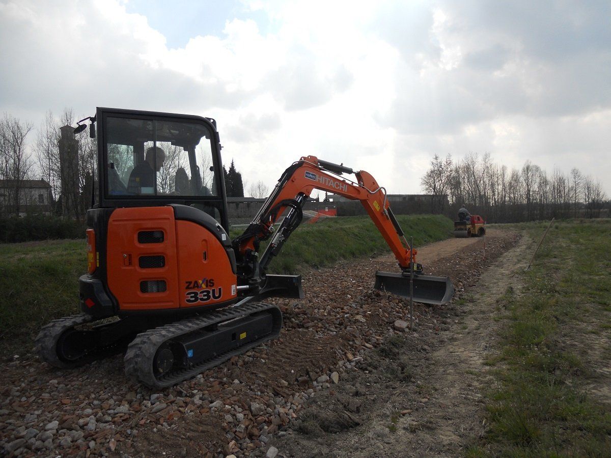 Mezzi per i lavori di scavo