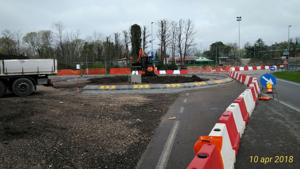 Realizzazione di rotonde stradali