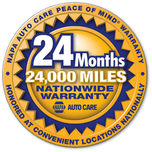 NAPA 24 month/ 24000 mile Nationwide Warranty at Knowles Garage in Miami, FL
