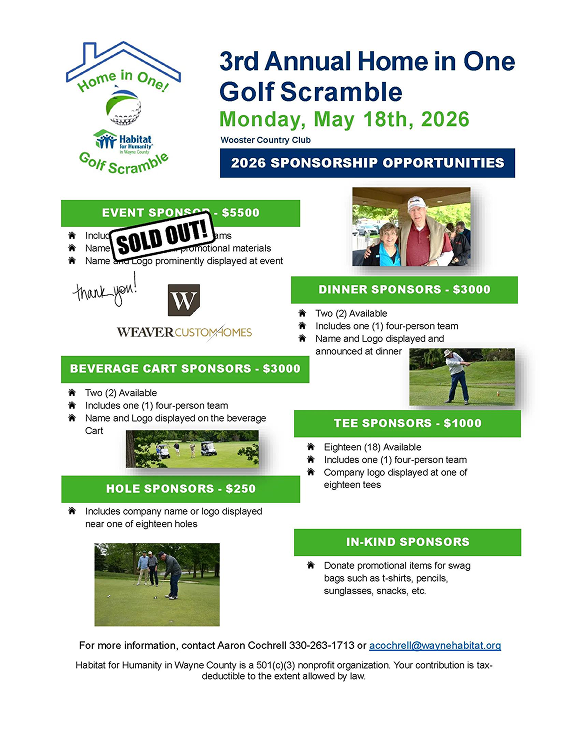 Home in One Golf Outing