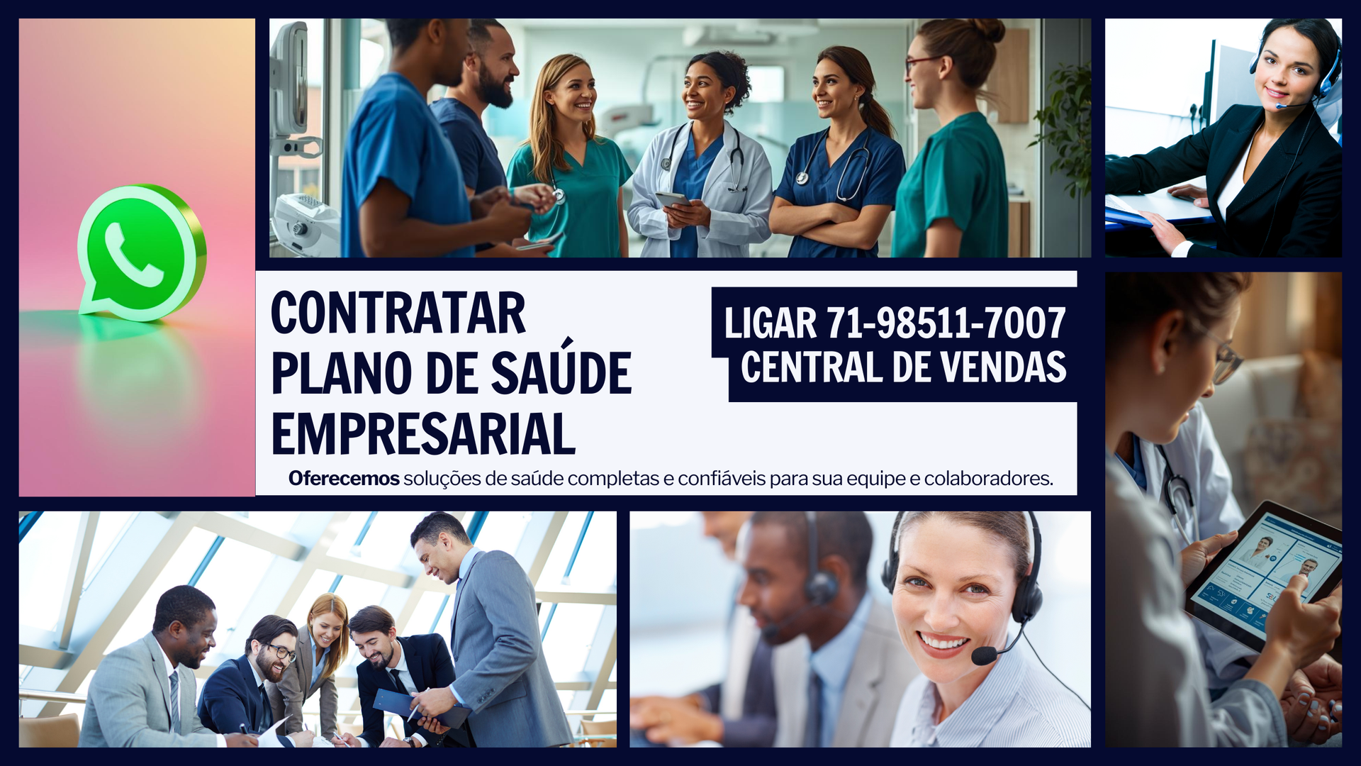 Telefone 71-99986-9102 Corretora Vendas de Planos de Saude SulAmerica