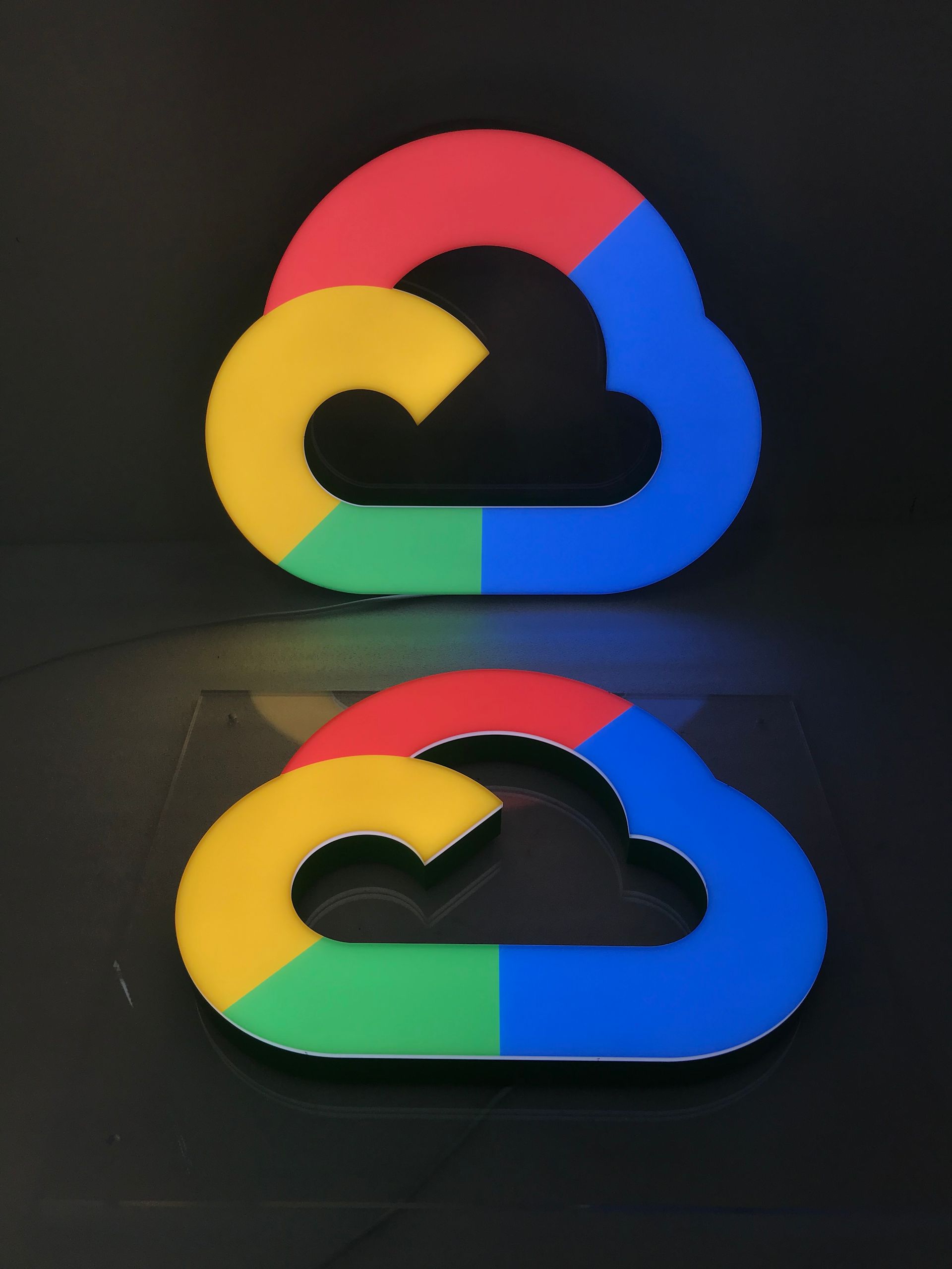 LED Google Cloud Sign