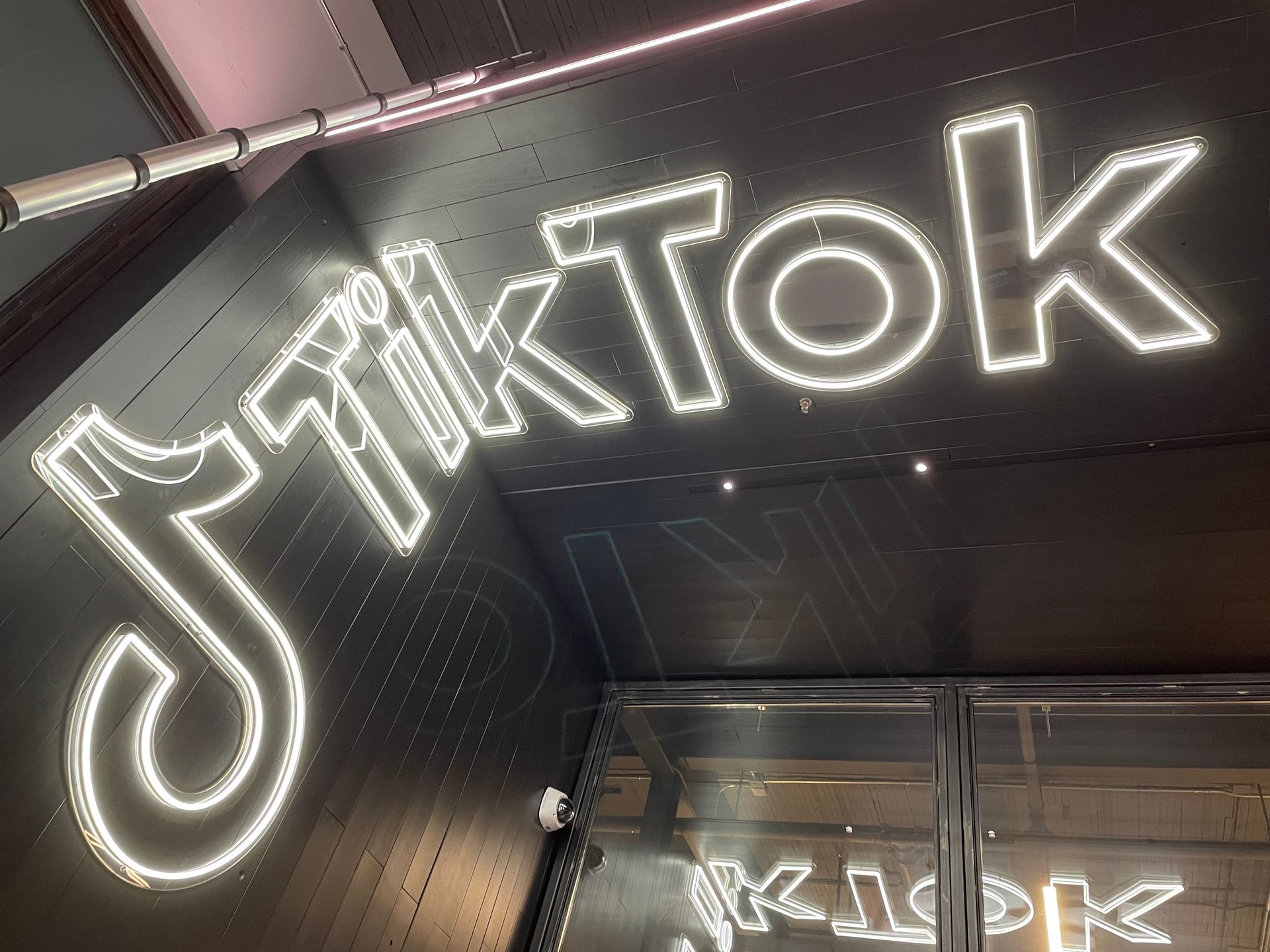 Neon TikTok Logo Again