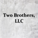 "Two Brothers, LLC" text on a gray, cloudy background.
