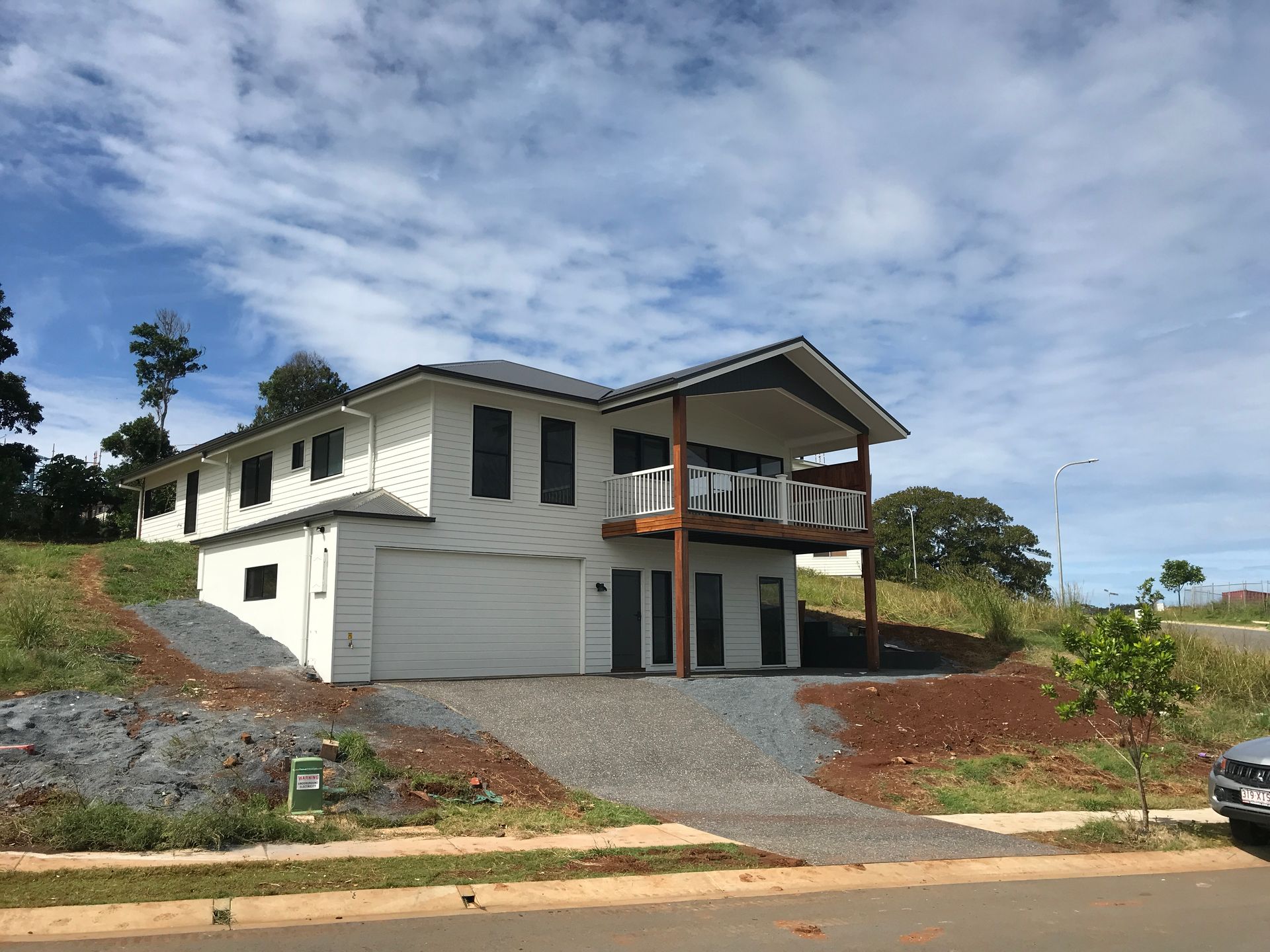A Concrete Wall Is Being Built In A Hole In The Ground — Green e Building in Lennox Head, NSW
