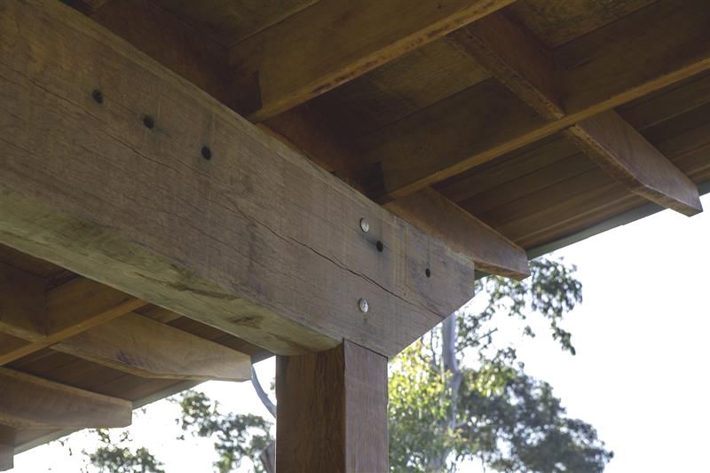 A Close Up Of A Piece Of Wood On A Wall — Green e Building in Lennox Head, NSW