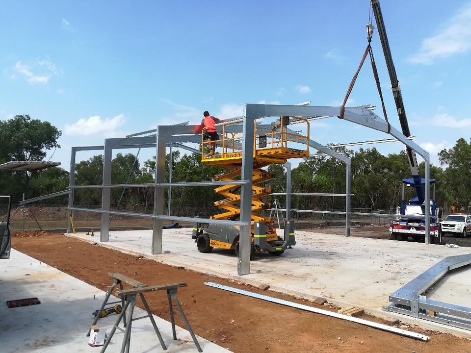 Lifting Steel — Crane Hire in Darwin